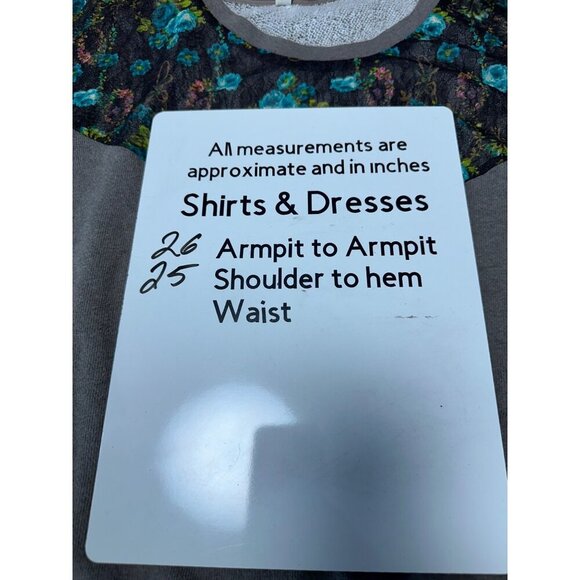 Free People Floral Lace Boat Neck Oversized Long Sleeves Sweatshirt Size L - Picture 8 of 8